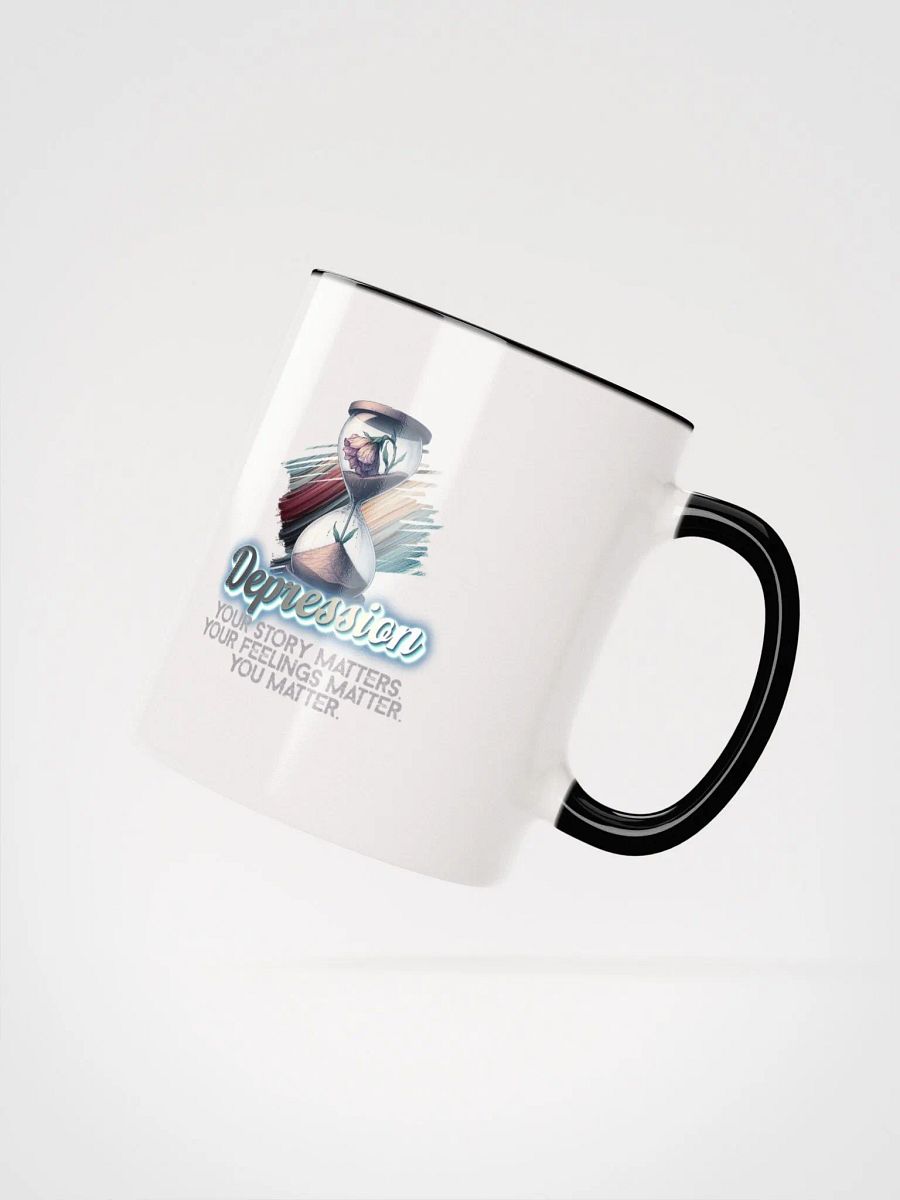 Depression Ceramic Mug with Color Inside product image (14)