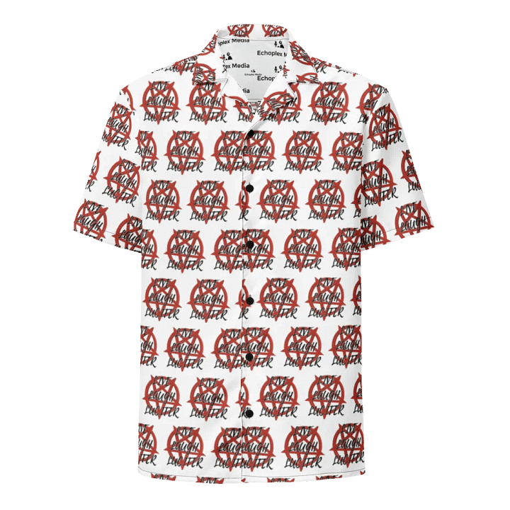 Live Laugh Lucifer Hawaiian Style Shirt - White product image (1)
