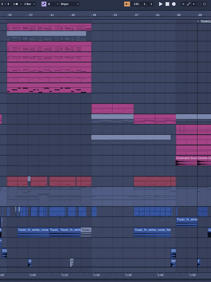 making a Dabin x Kai Wachi type beat project file, "Hollow-like" product image (1)