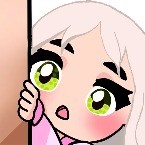 Lurk Emote - Blonde Hair, Fair Skin, Green Eyes product image (1)