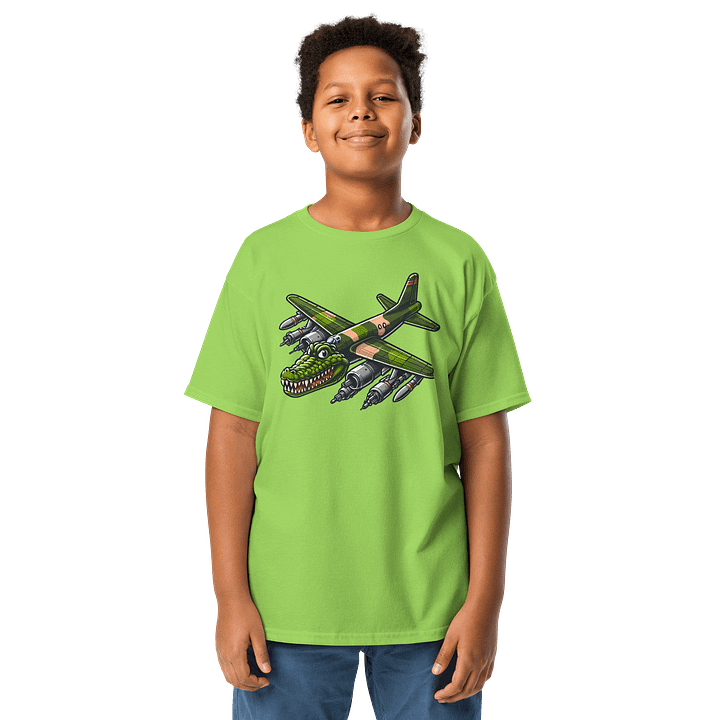 Cartoon Bombardiro Crocodilo – Kids Tee product image (21)