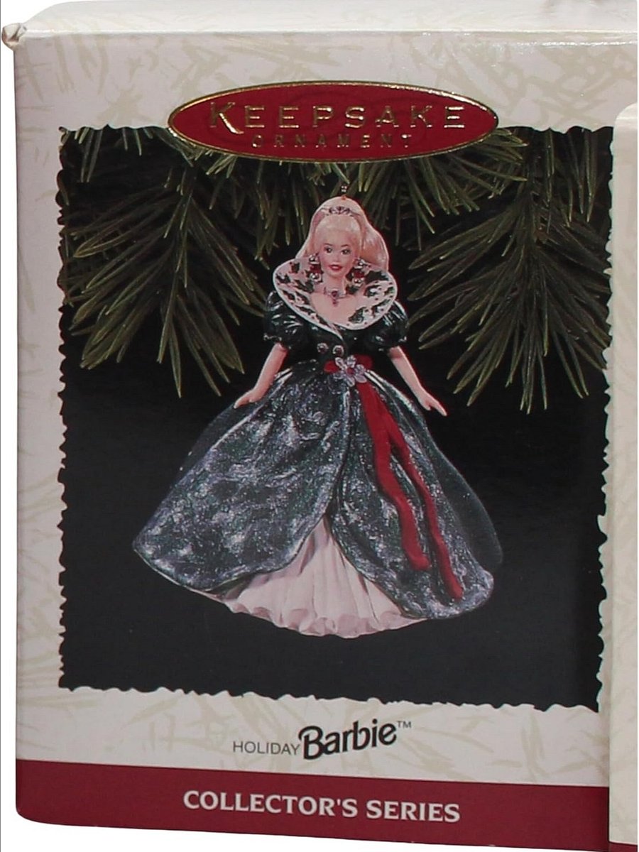 Holiday Barbie, Collector's Series, Third in the Holiday Barbie Series. Handcrafted, Dated 1995 product image (1)