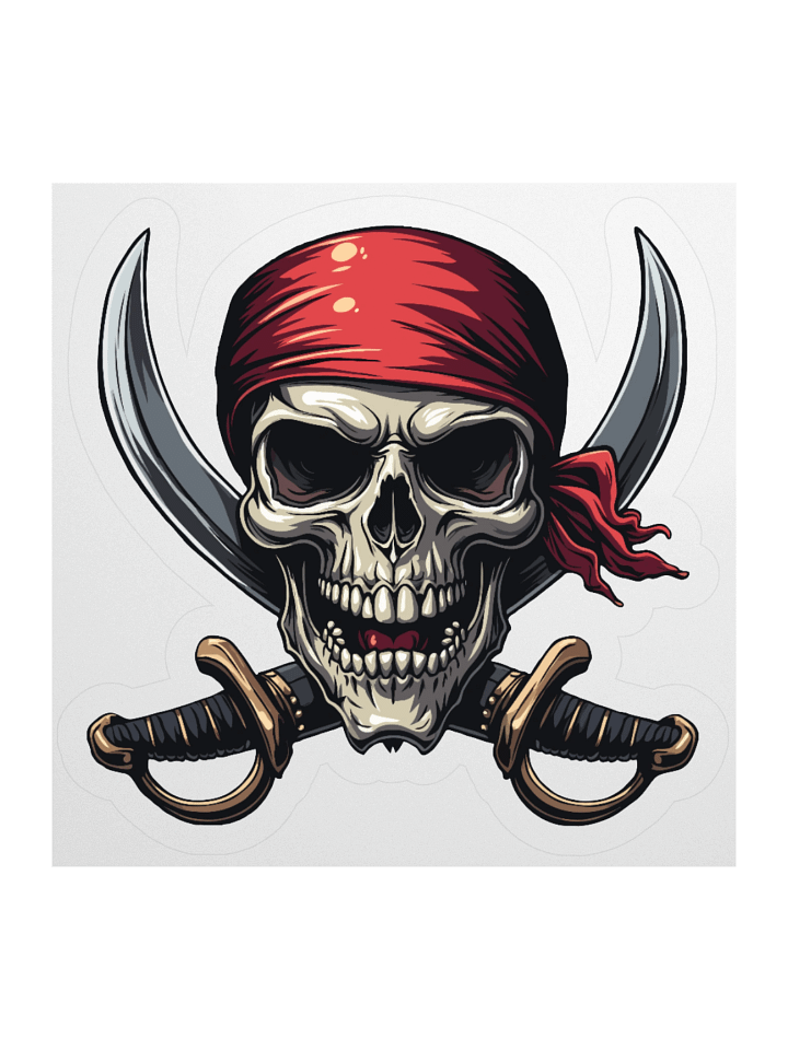 The Sea Dog Pirate Sticker product image (1)