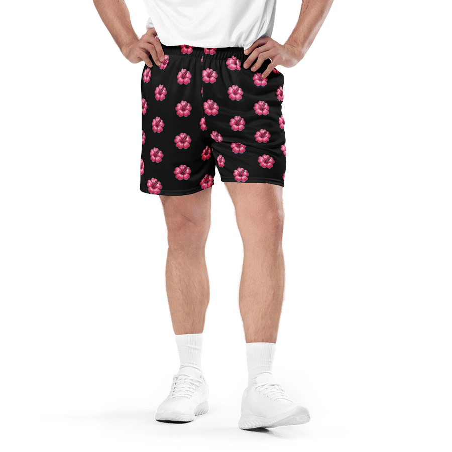 NRG Cherry Blossom Athletic Shorts (Black) product image (1)