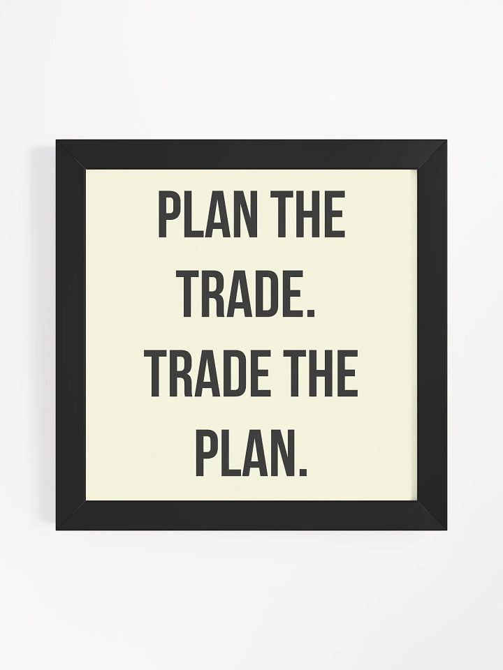 Trade the Plan Wall Art product image (9)