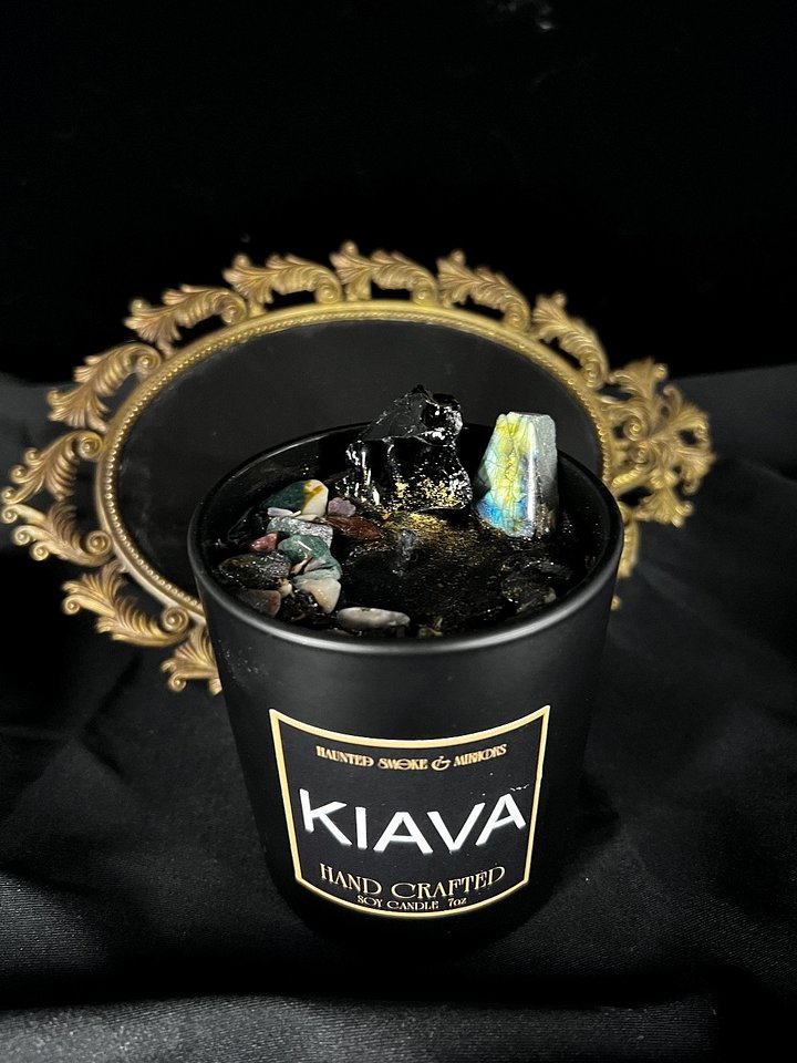 Custom Spirit Guide Crystal Candle product image (2)