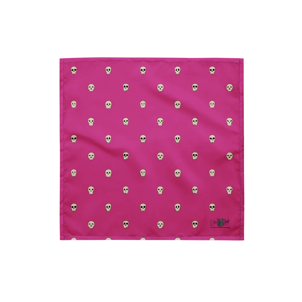 Skully Bandana (pink) product image (1)