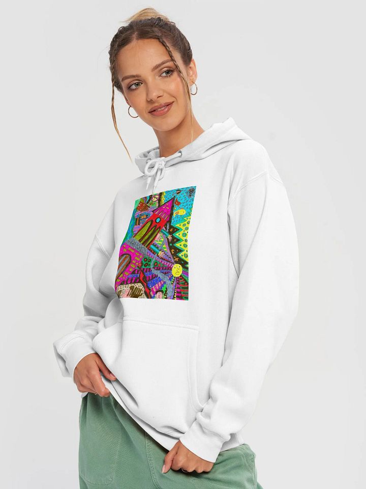 Abstract Doodle Art Tower Moment Dream Hoodie product image (43)