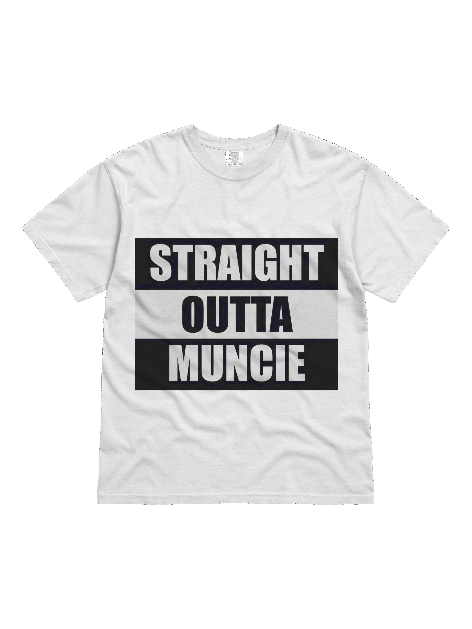 "Straight Outta Muncie" Parental Advisory Inspired T-Shirt product image (3)