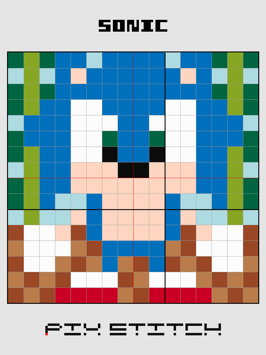 Sonic Pixel Art product image (2)