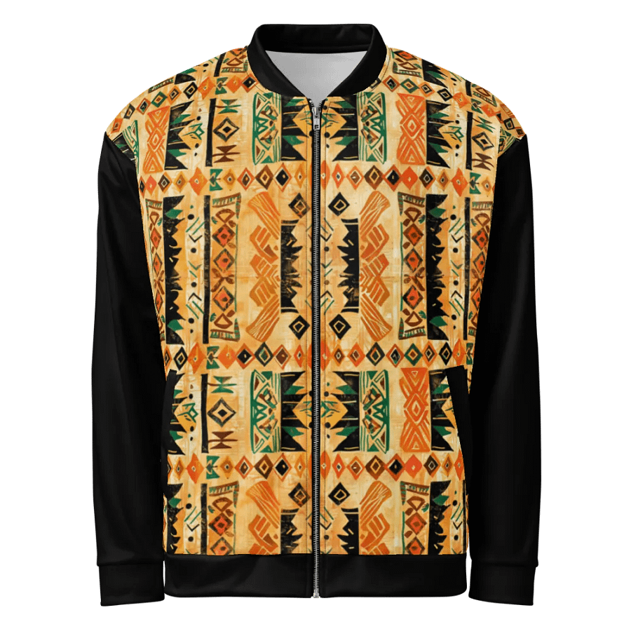 Customizable Tribal Allure Bomber Jacket product image (6)