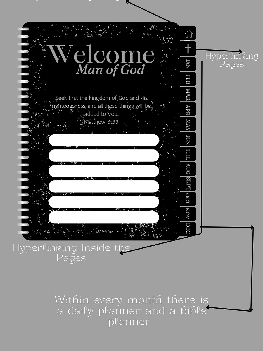 Monthly & Daily Planner Bundle – Stay Organized & Inspired! product image (4)