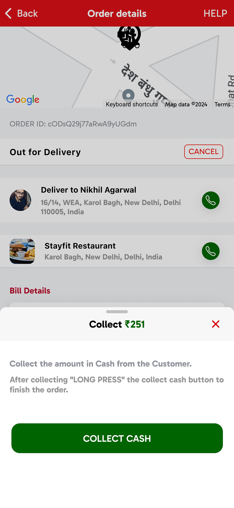 Ionic 8+ Rider Food Delivery App UI Template product image (9)