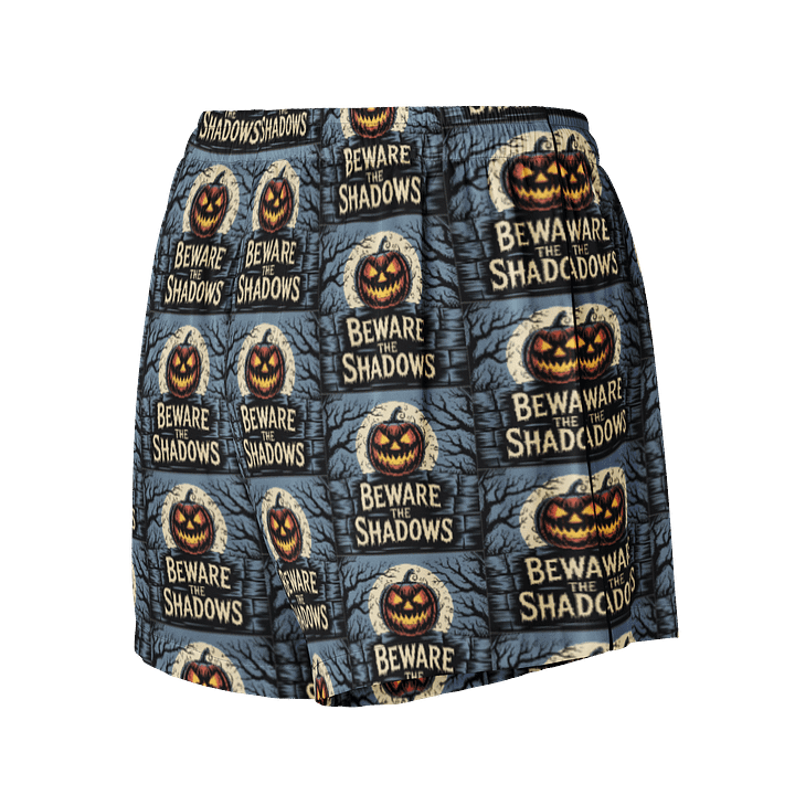 Midnight Veil Designs - Gothic "Beware the Shadows" All-Over Print Women's Pyjama Shorts product image (3)