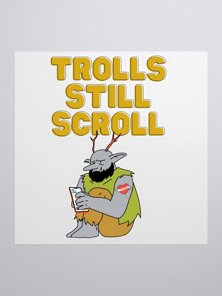Trolls Still Scroll Sticker product image (1)