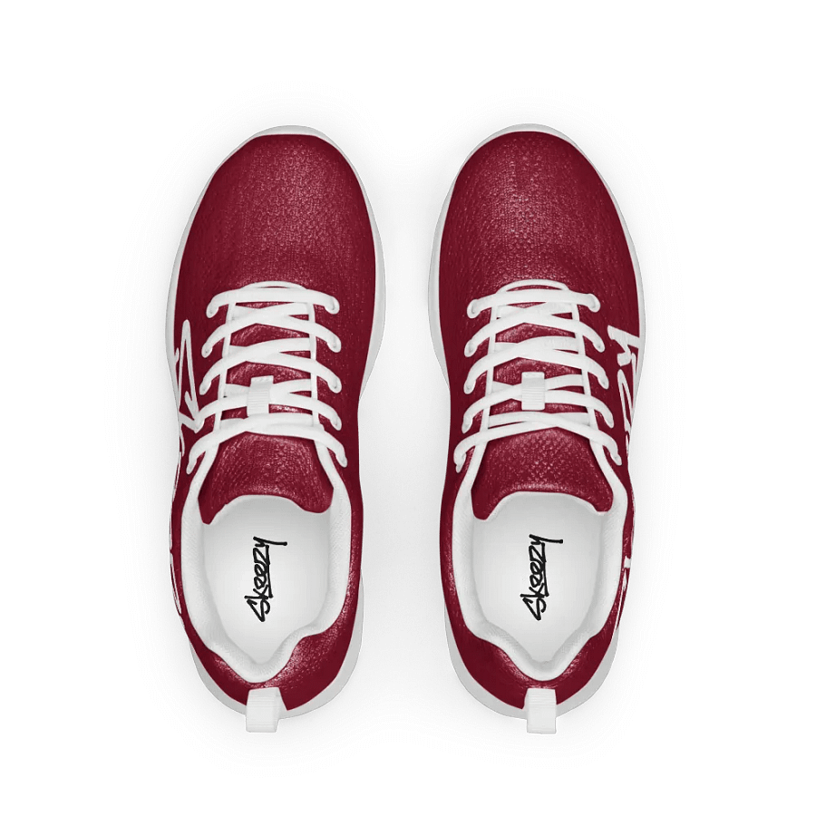 Solid Color Skeezy DRK RED/WHT product image (2)