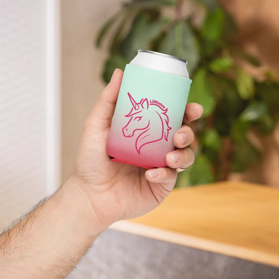 Unicorn Dreams Can Cooler product image (5)