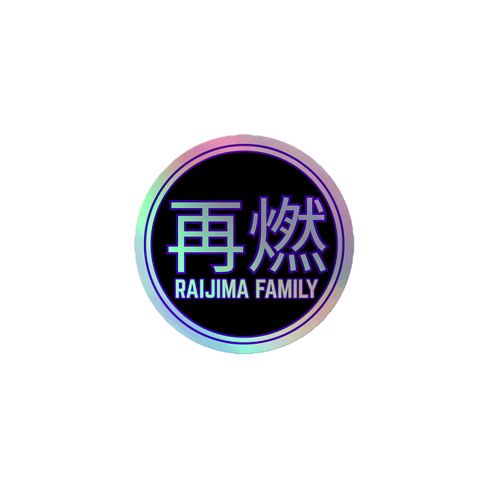Raijima Family Holographic Sticker product image (1)