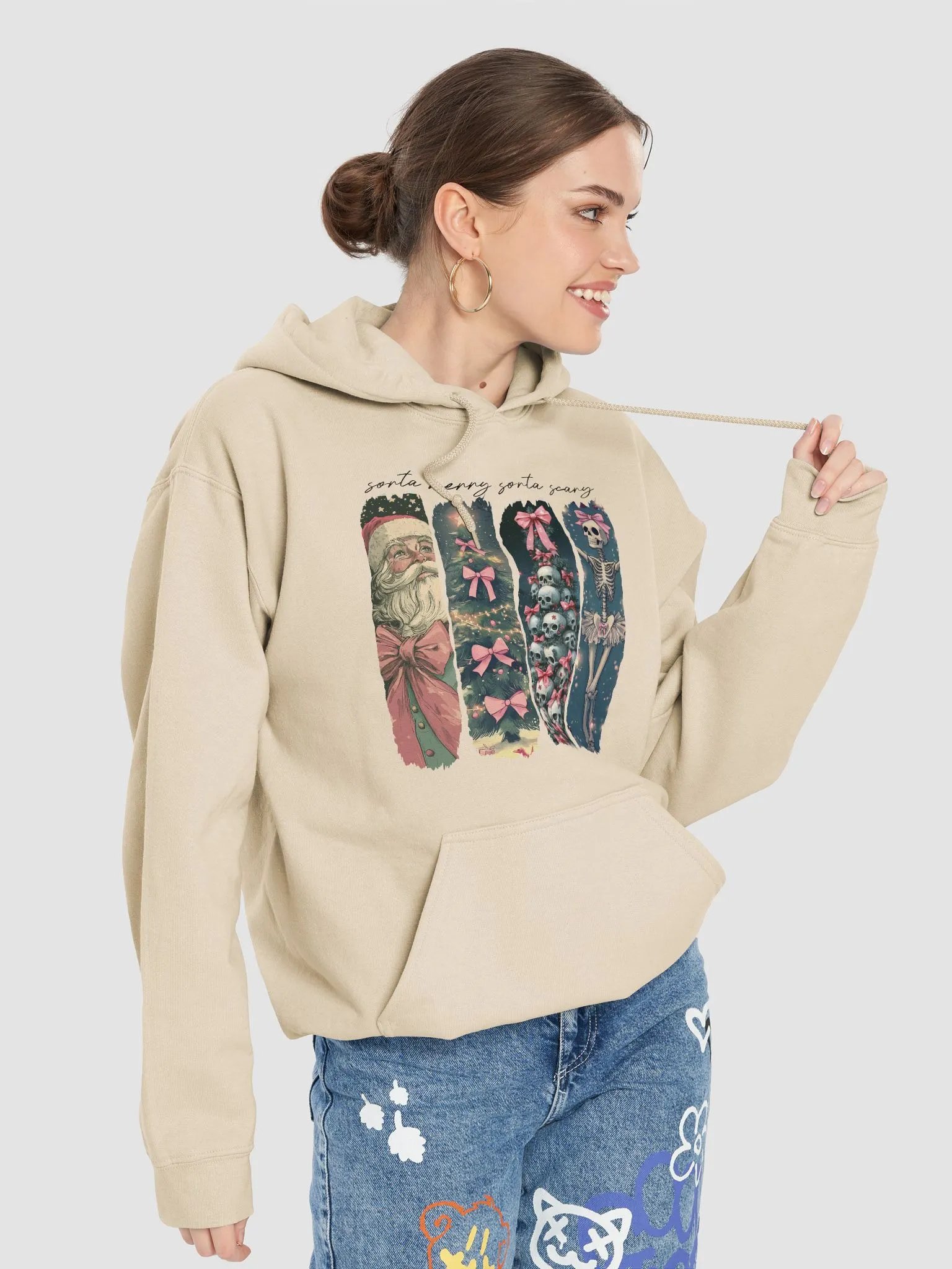 Merry scary Hoodie product image (7)