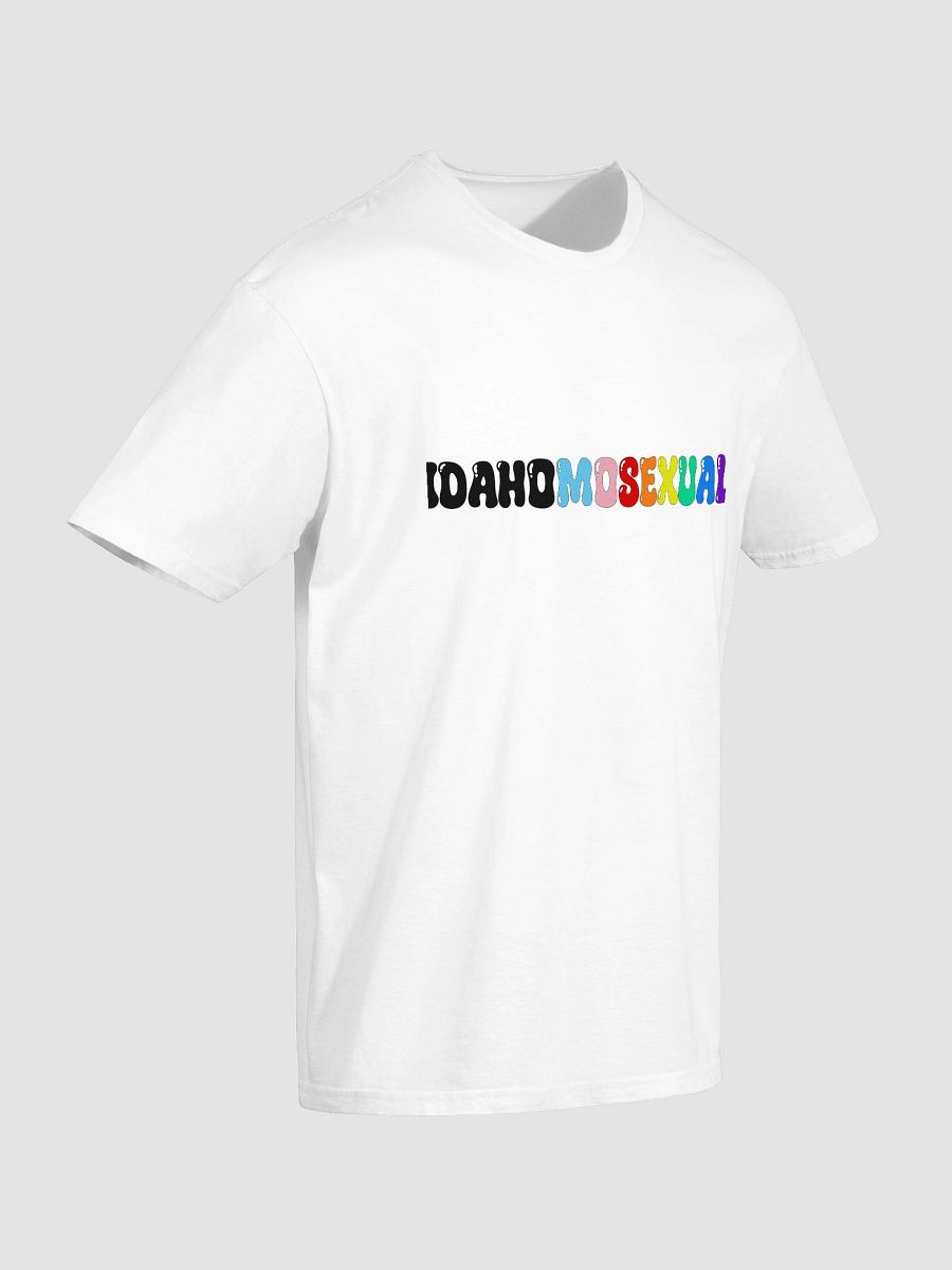 "IDAHOMOSEXUAL" light t-shirt product image (4)