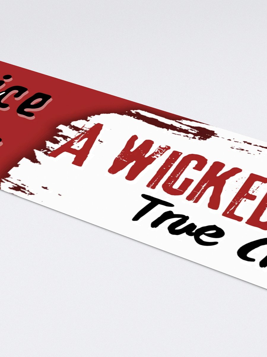 A Wicked World Voice of the Victims on Red Bumper Sticker product image (4)