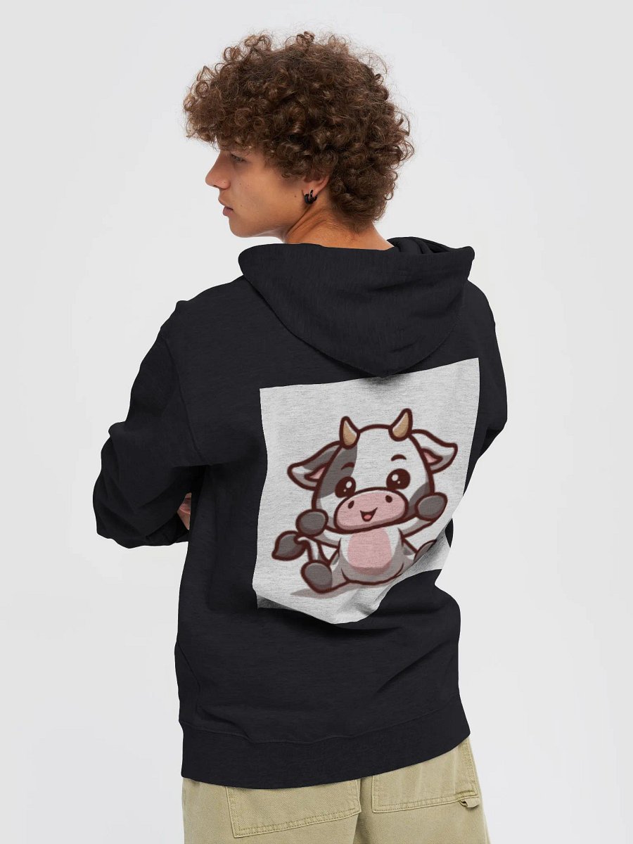 Cute Cartoon Cow Zip-Up Hoodie product image (6)