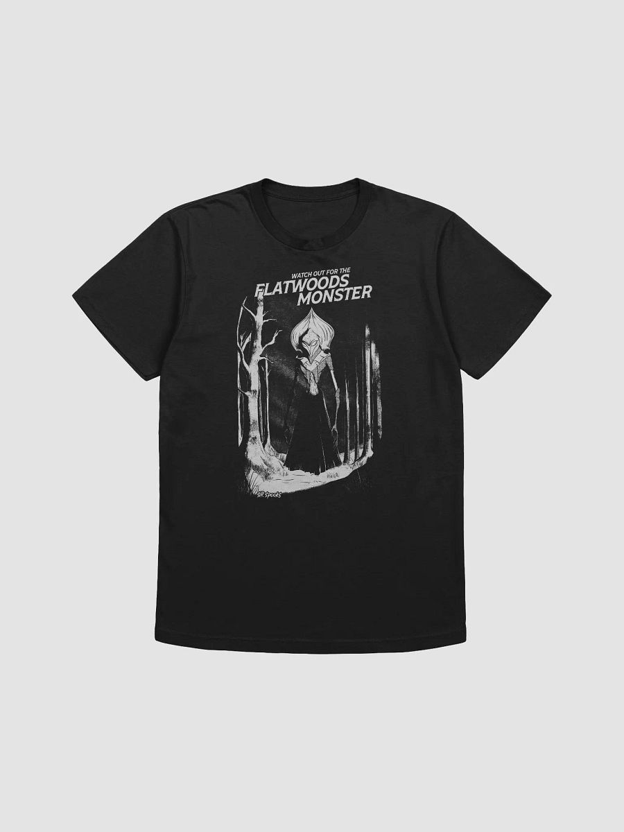 Super Soft T-Shirt - Flatwoods Monster B&W product image (1)
