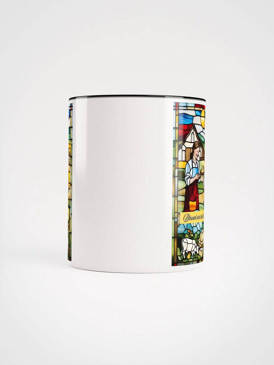 Blessed are the Cheesemakers Stained Glass Mug #04 product image (62)