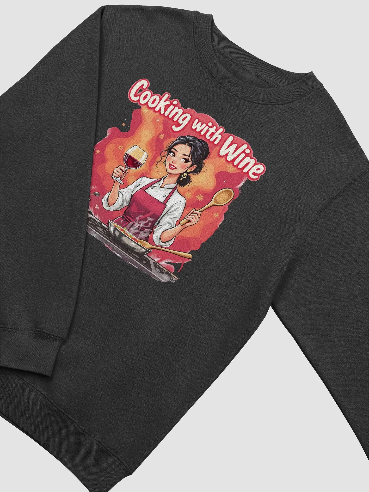 Cooking With Wine Sweatshirt product image (3)