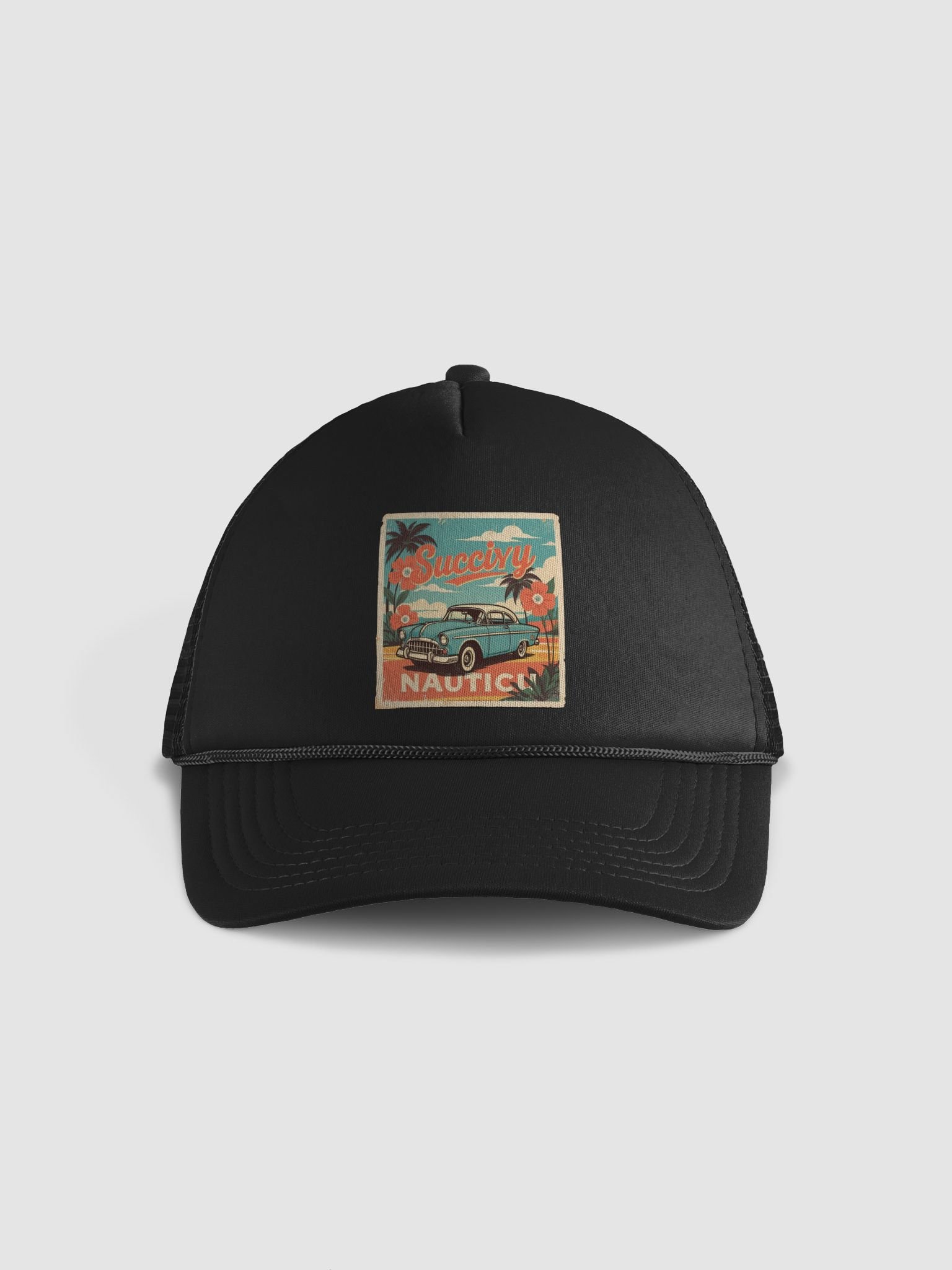 Succivy Nautic Retro Trucker Hat product image (1)
