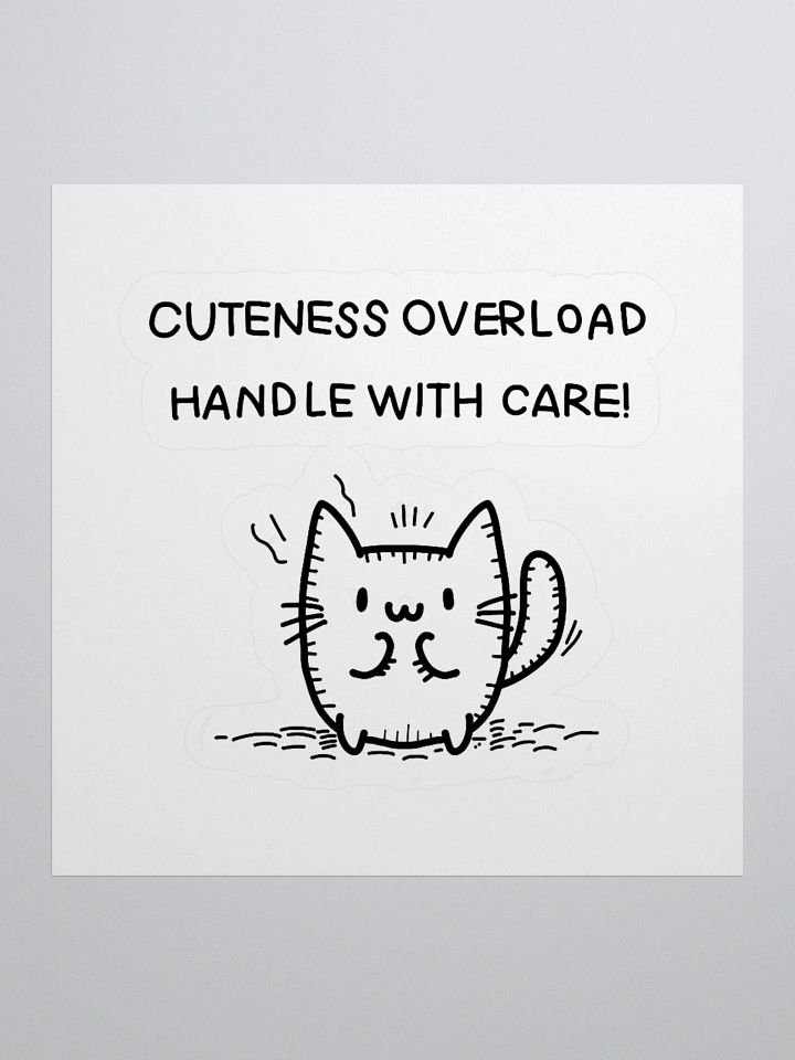 Cuteness Overload Vinyl Stickers product image (1)