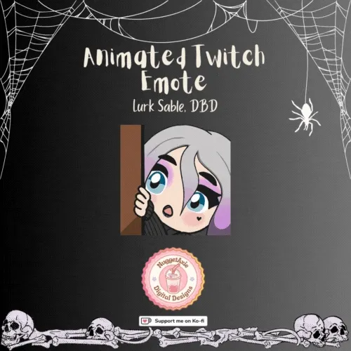 Animated Sable Lurk, DBD Emote product image (1)