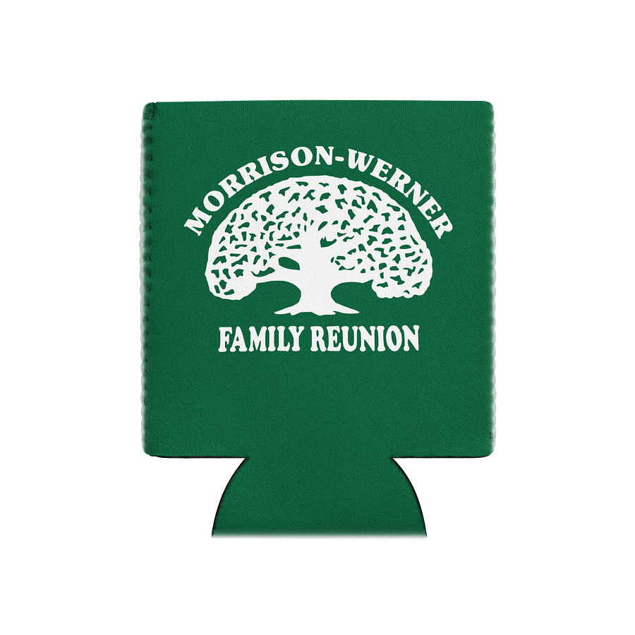"Morrison-Werner Family Tree" Can Coozie (Green) product image (10)