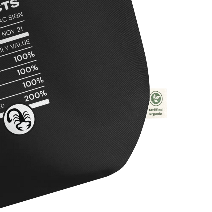 Scorpio Nutrition Facts Tote product image (4)