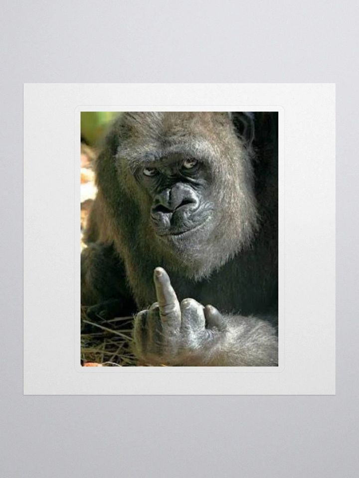 Gorilla Gesture Stickers product image (1)