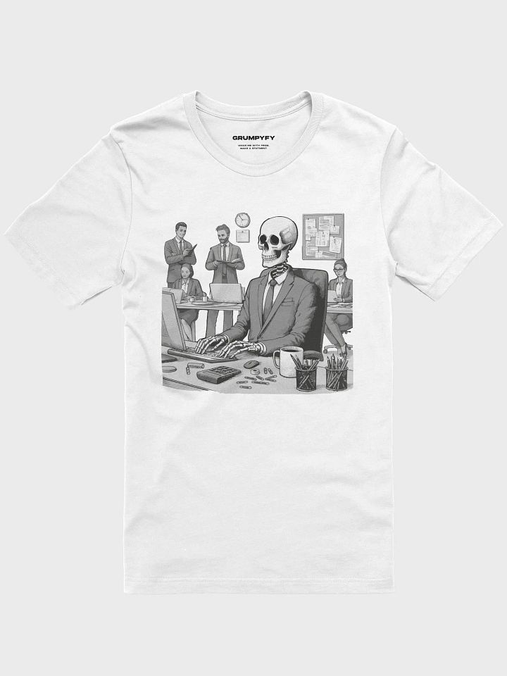 Corporate Skeleton (White Premium T-Shirt) product image (1)