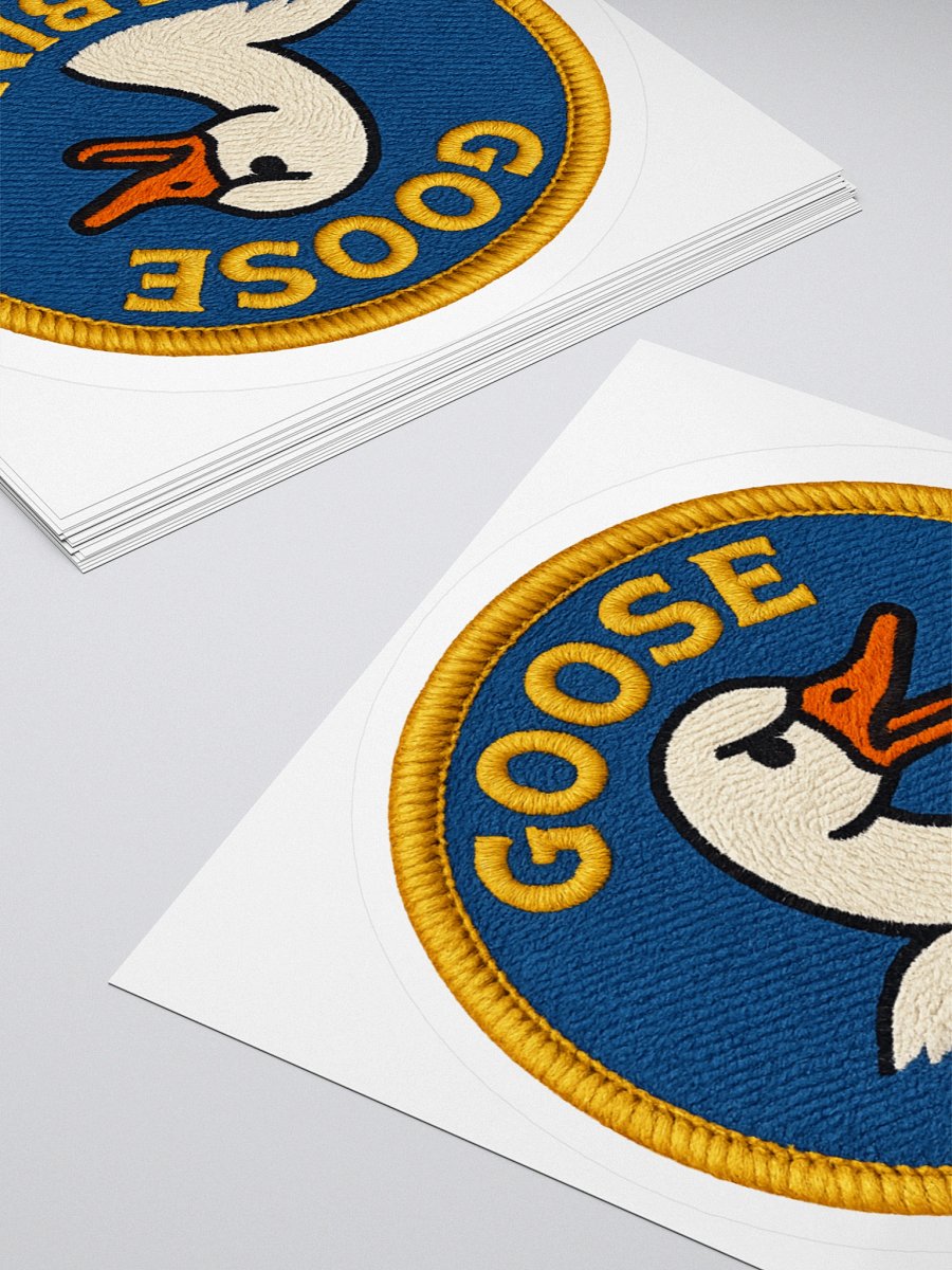 GOOSE CABIN BADGE STICKER product image (8)