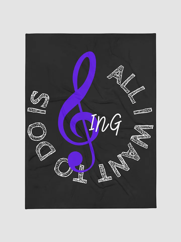 Circle sing Throw Blanket product image (1)
