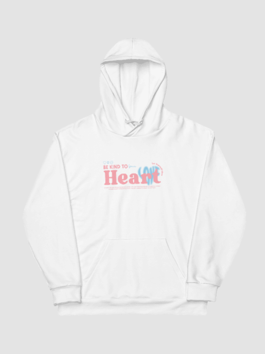 Be Kind To Your Heart Hoodie - White product image (2)