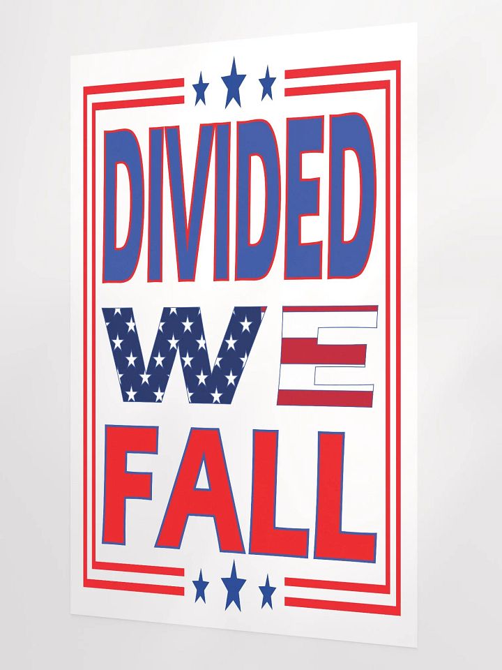 Divided We Fall - USA - Enhanced Matte Paper Poster product image (1)