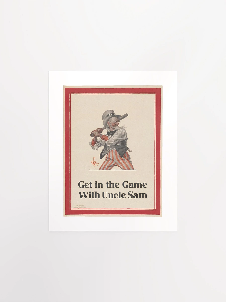 Get in the Game With Uncle Sam by J.C. Leyendecker (1917) - Print product image (1)