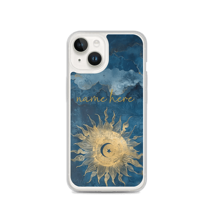 Golden Sunburst iPhone® MagSafe® Clear Case product image (4)