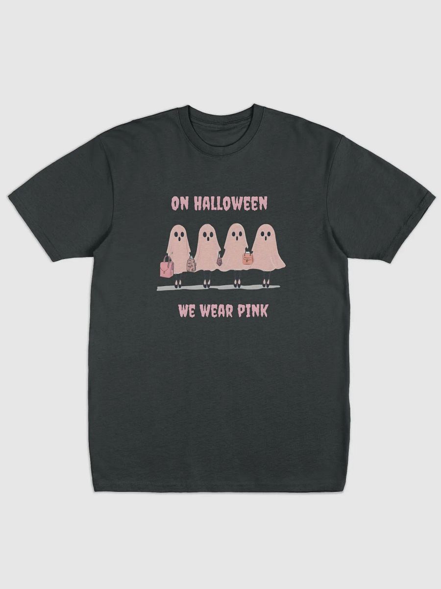 On Halloween We wear Pink tshirt product image (1)