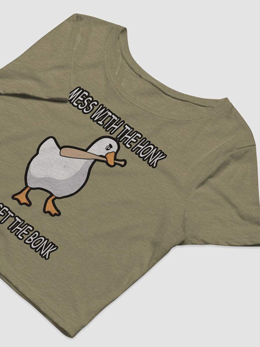 Bonk Goose Women's Cropped T-Shirt product image (3)