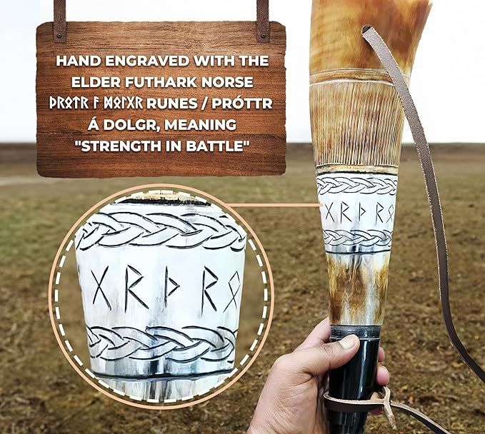 Viking Battle Horn - "Strength in Battle" product image (7)