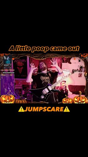SWEET JEBUS #funny #jumpscare #barbarian #streamer #musician #guitarist #reels