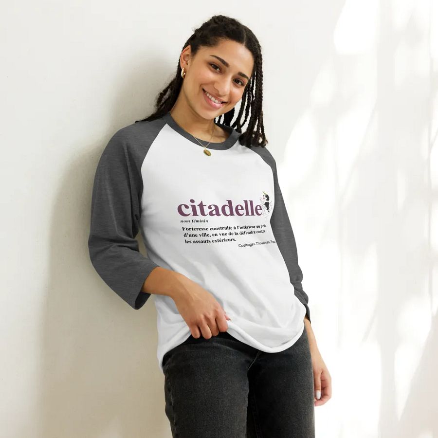 Raglan T-Shirt with Citadelle Definition in French product image (76)