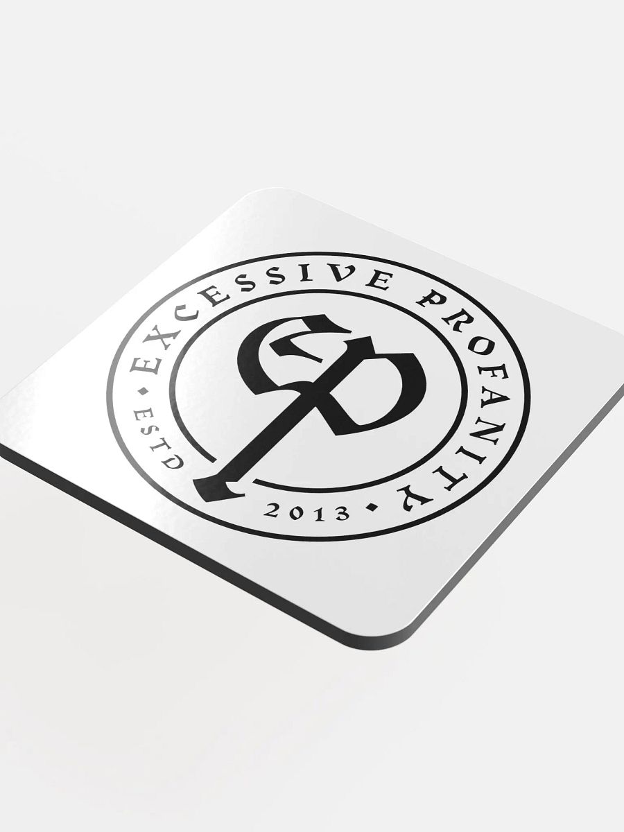 Executioner's Axe Glossed Cork Coaster (White) product image (4)