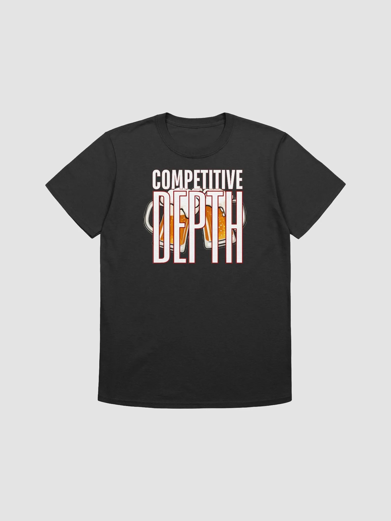 Competitive Depth Drinking Game Tee (WL) product image (1)