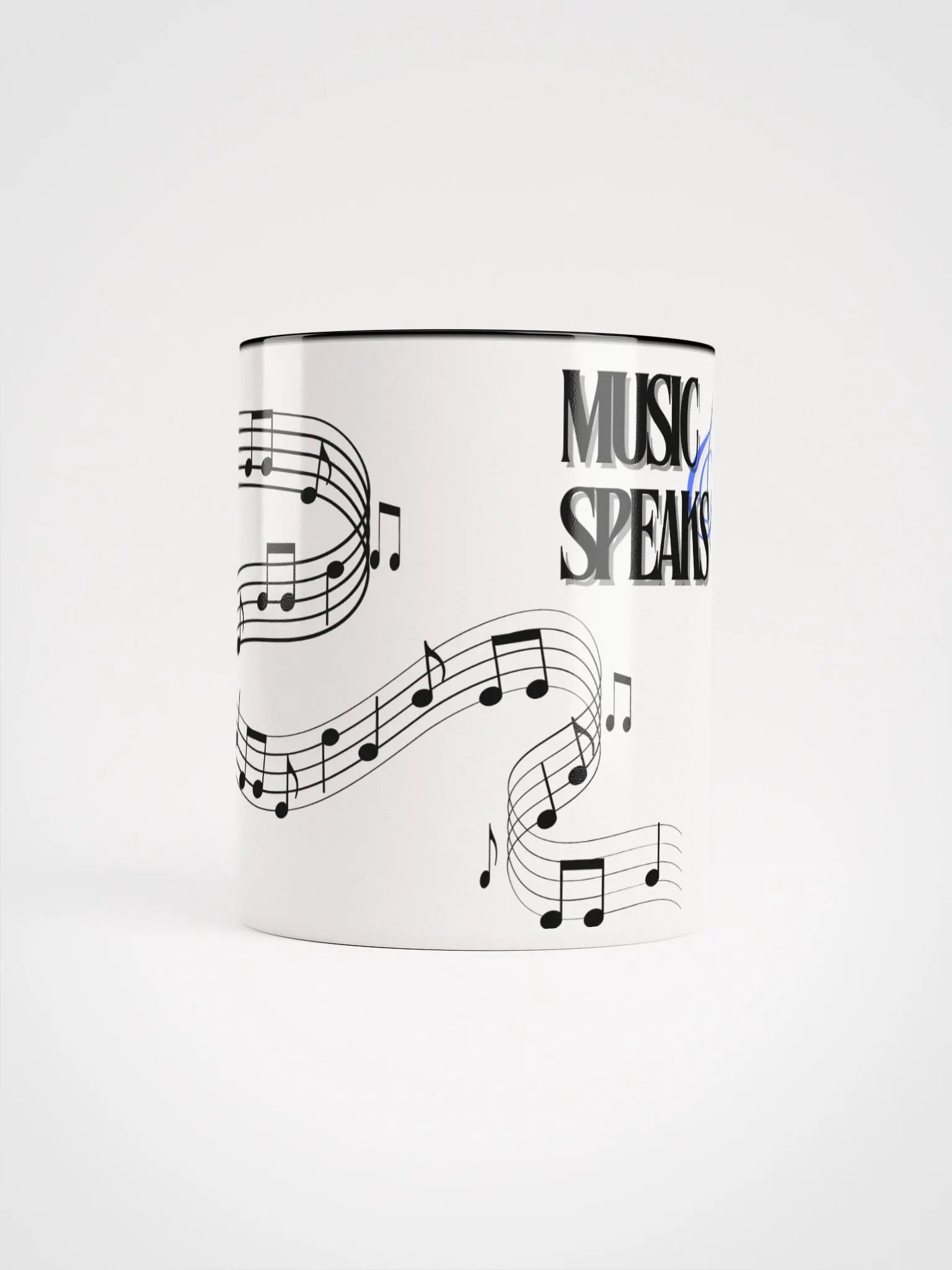 Musical Notes Mug: Where Words Fail, Music Speaks product image (5)